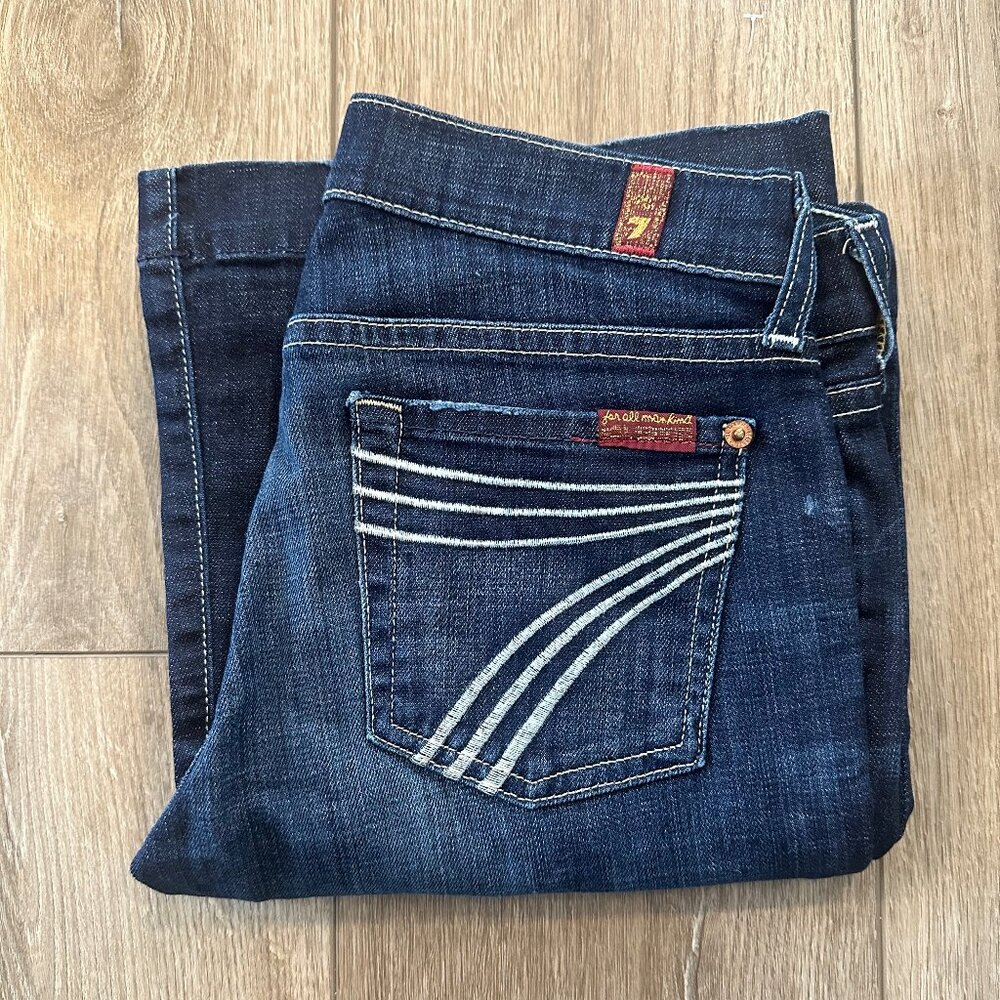 7 For All Mankind Women's Dojo size 25 dark wash